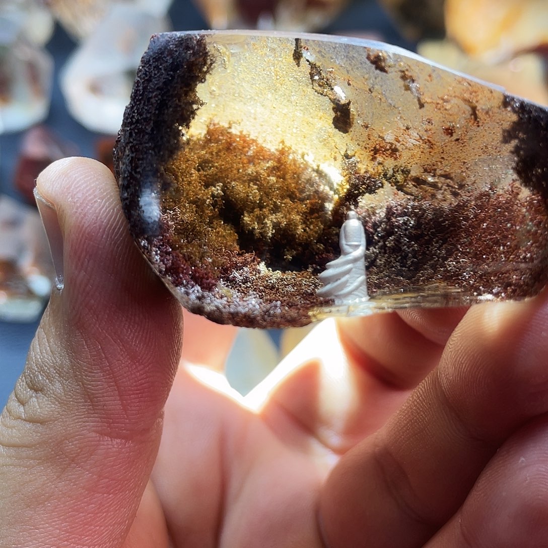 森***木水晶珠宝半成品未镶嵌