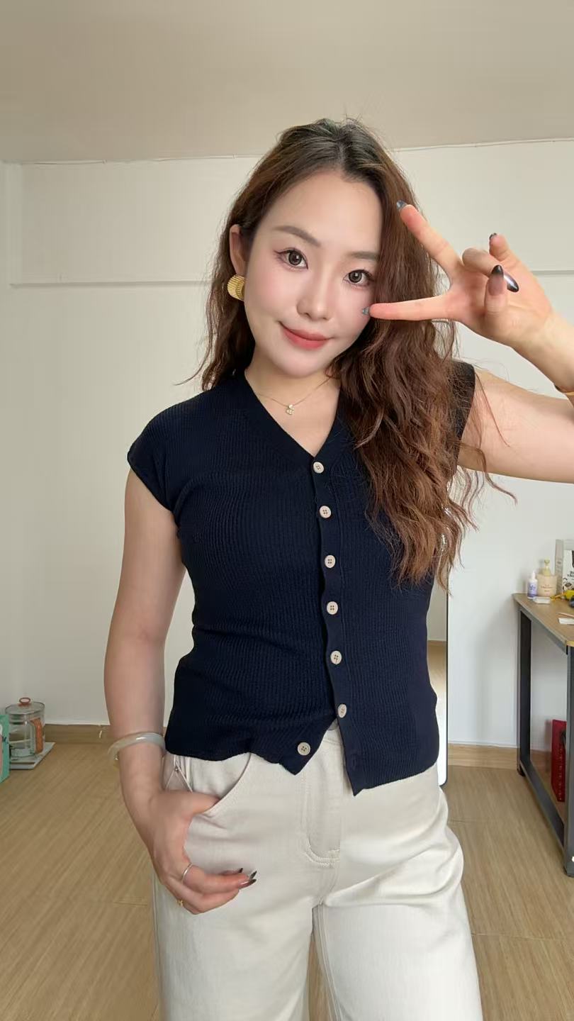 【南油阿狸】南油新款羊毛针织衫百搭显瘦