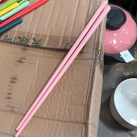 微瑕，筷子10双kc纯粉