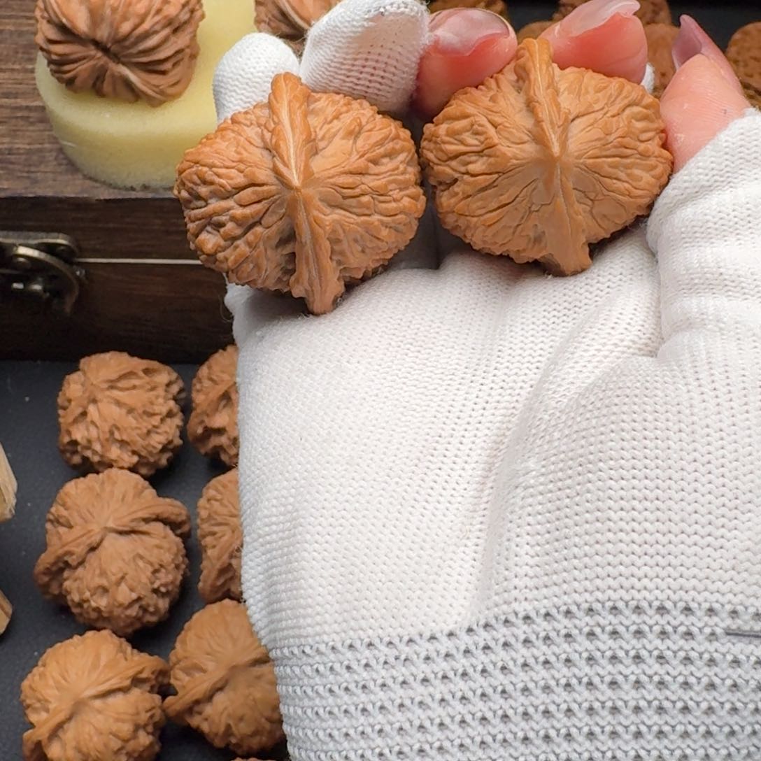 文玩核桃把件35金钱豹776