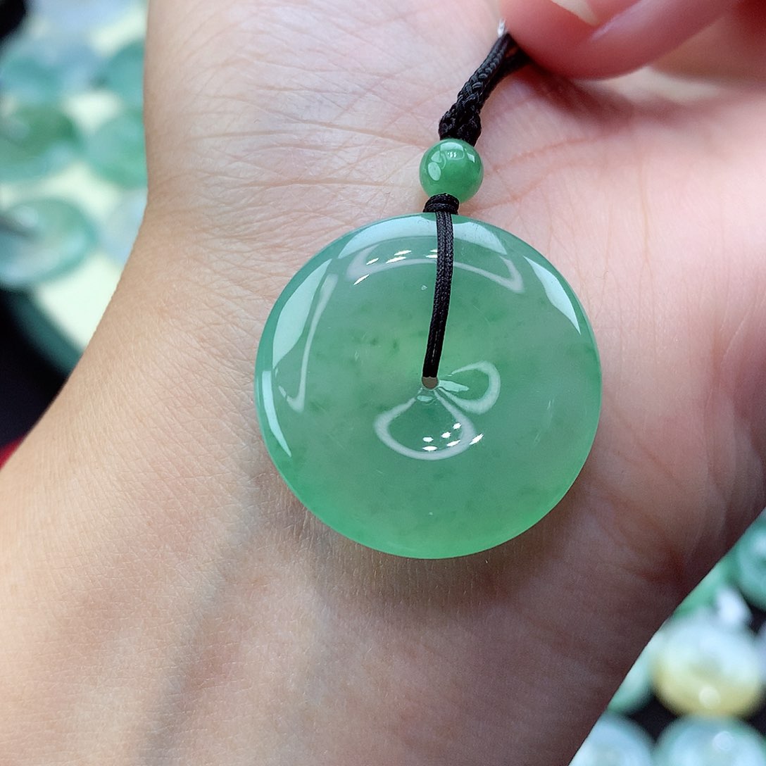 翡翠颈饰未镶嵌19尺寸26-5.7