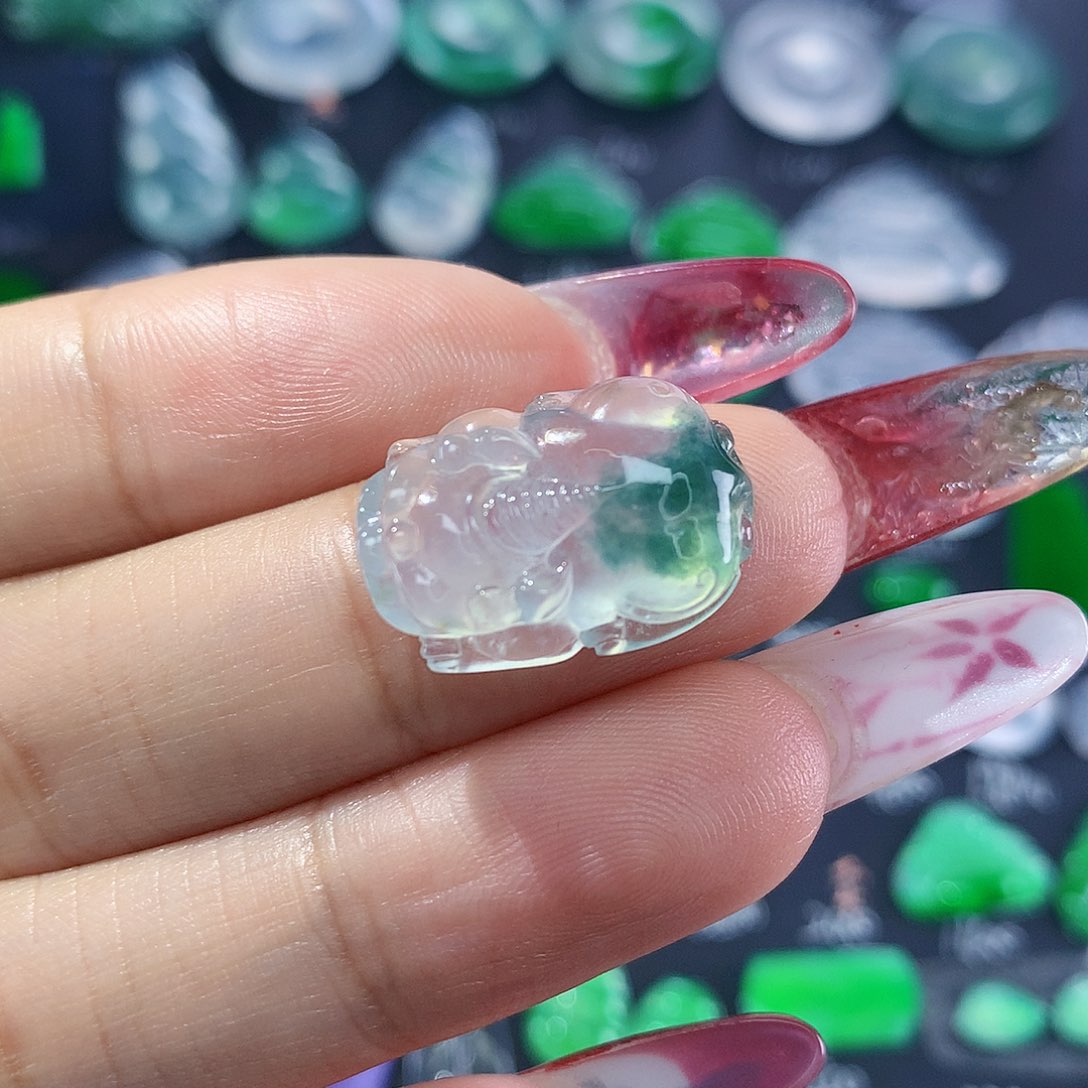 翡翠戒指未镶嵌纯天然缅甸翡翠a货