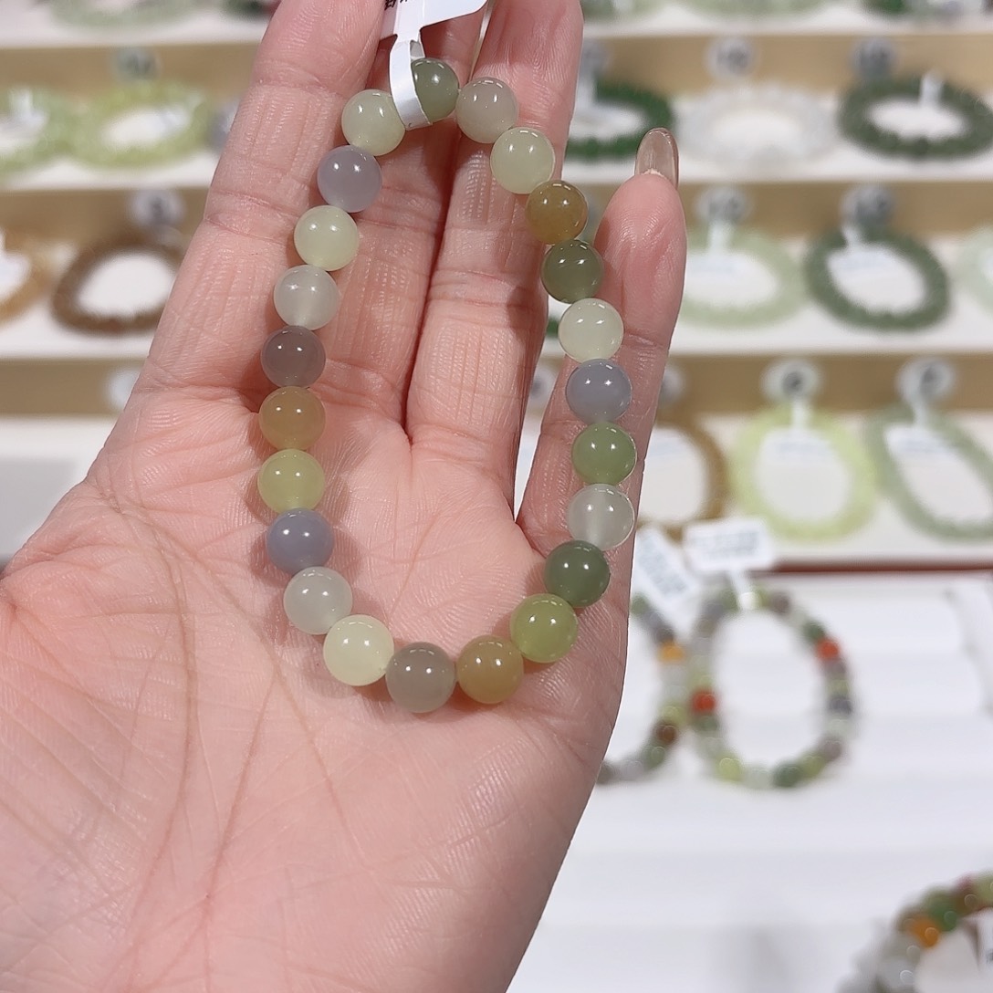 和田玉手链未镶嵌v