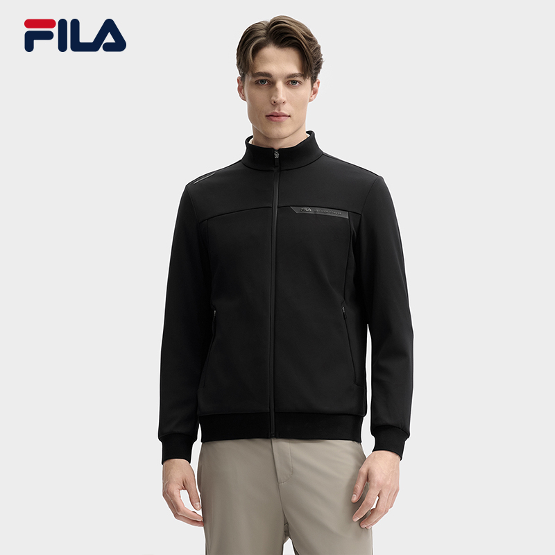 Fila/斐乐男【简约立领弹力长袖】春秋保暖商务休闲外套F11M513503F