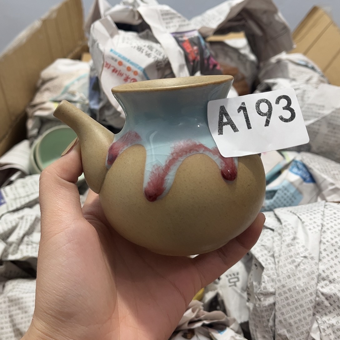 瓷片茶摆件工艺品摆件666