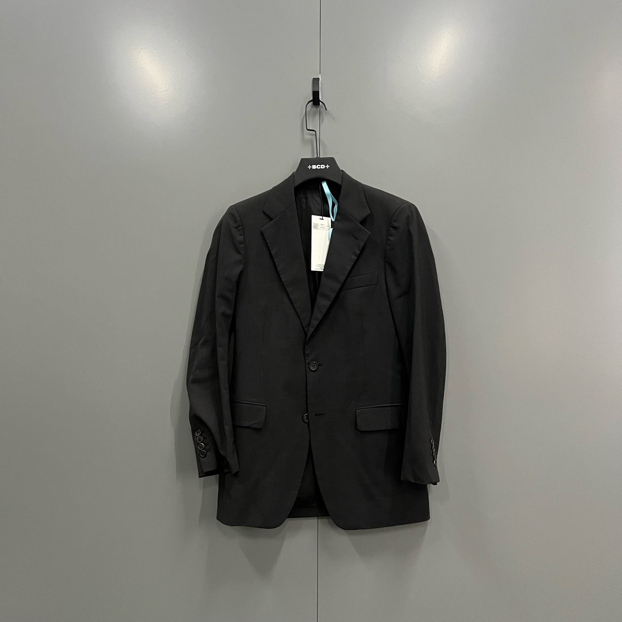 （bb）120 PRADA 普拉达 黑灰翻领西服 46码/95新/15000/203891