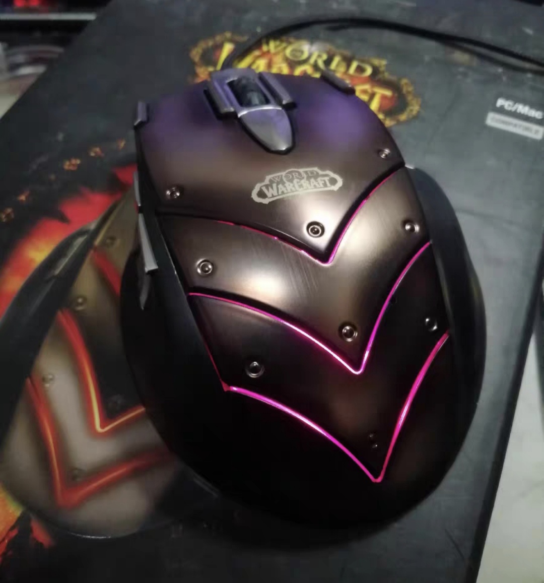 95新 steelseries/赛睿 魔兽世界鼠标 大灾变联名特别款！赛睿鼠标