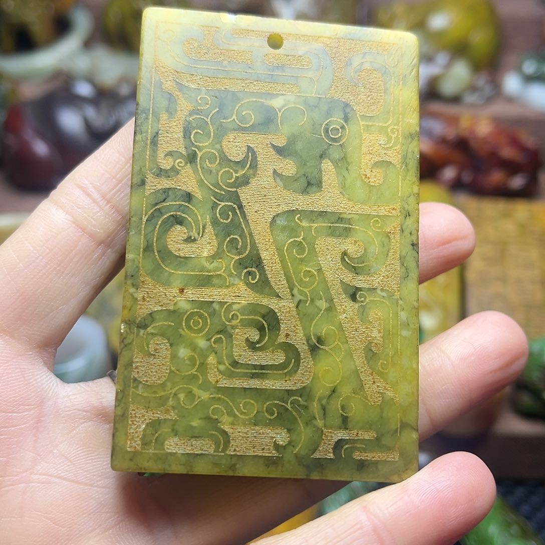 白玉菩提吊坠142。。