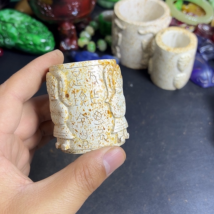 肖***良白玉菩提把件一个
