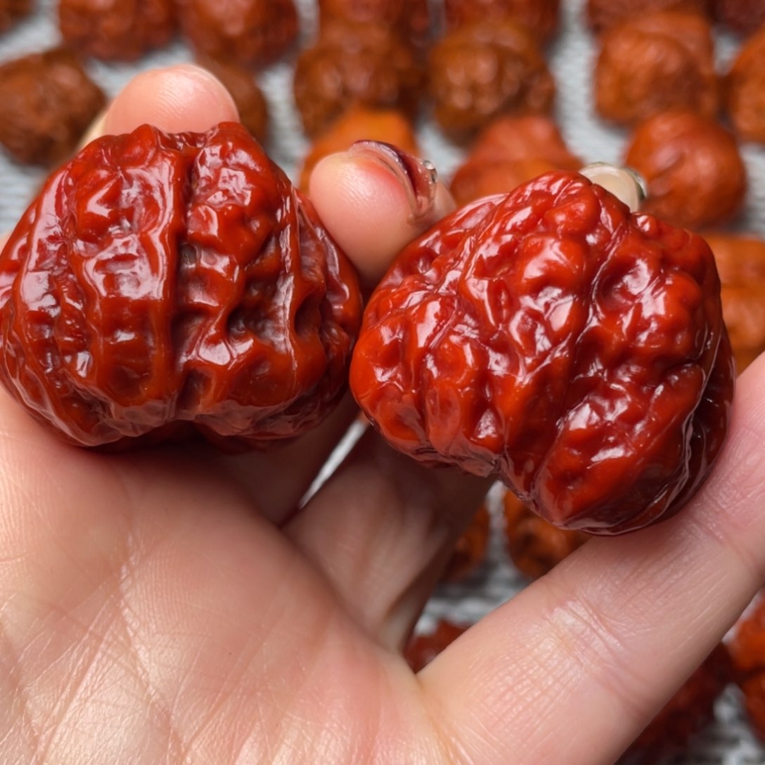 桃核吊坠文玩核桃 手把件 蛤蟆头 37