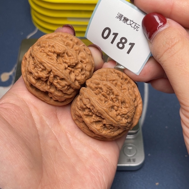 文玩核桃把件粗筋42