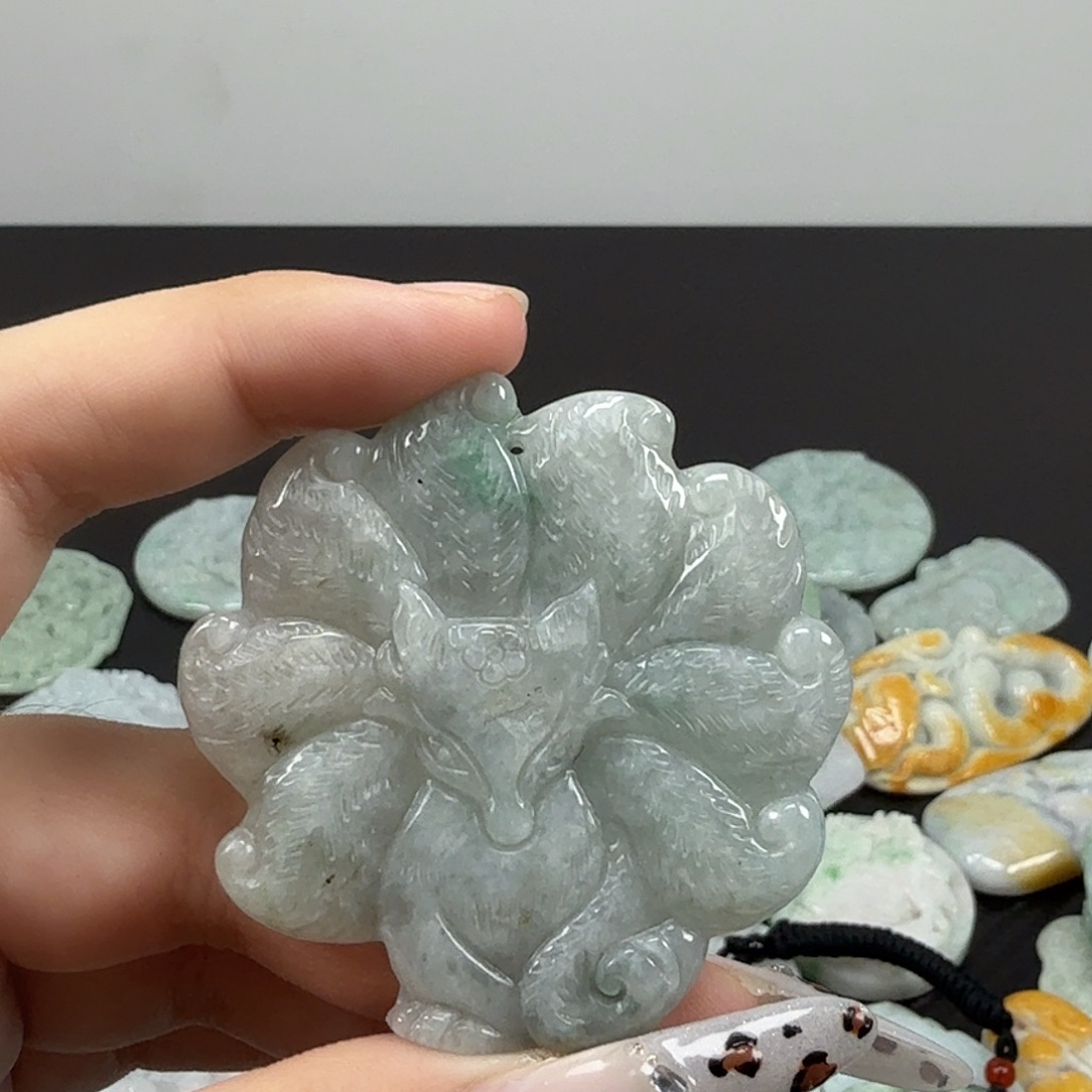 翡翠未镶嵌耳饰翡翠