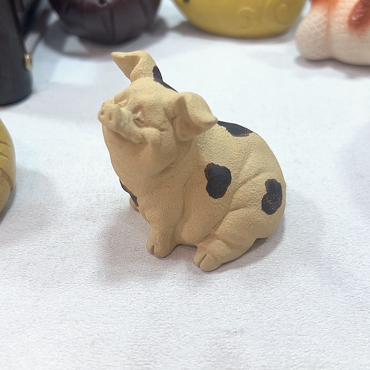 紫砂茶宠紫砂茶宠刘庆武猪