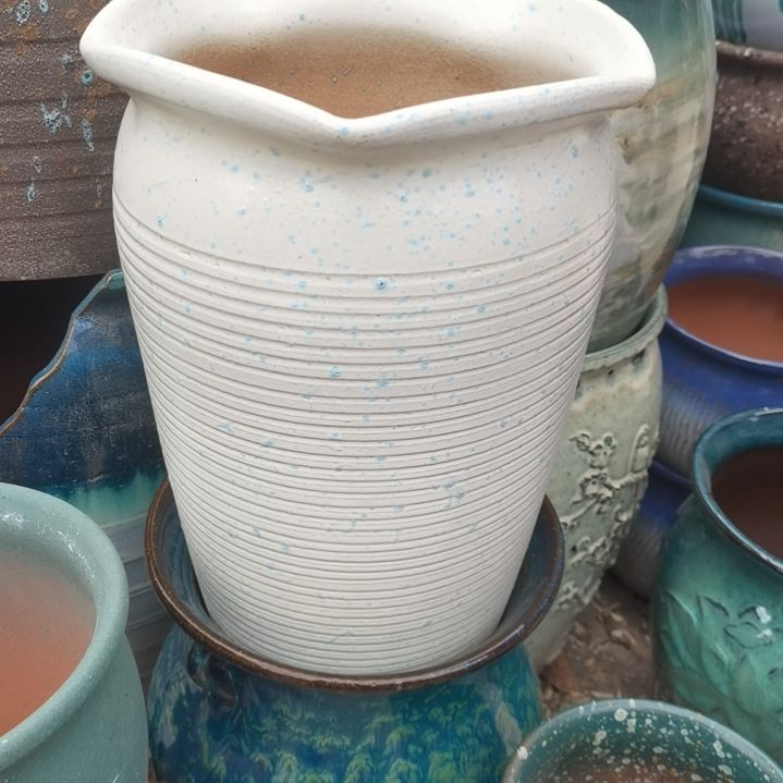 红陶口20高33一个盆