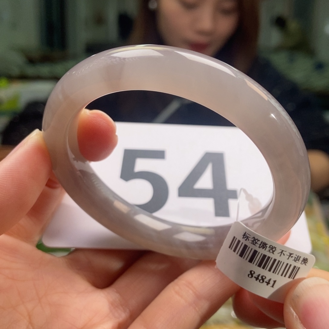 和田玉手镯未镶嵌冰晶