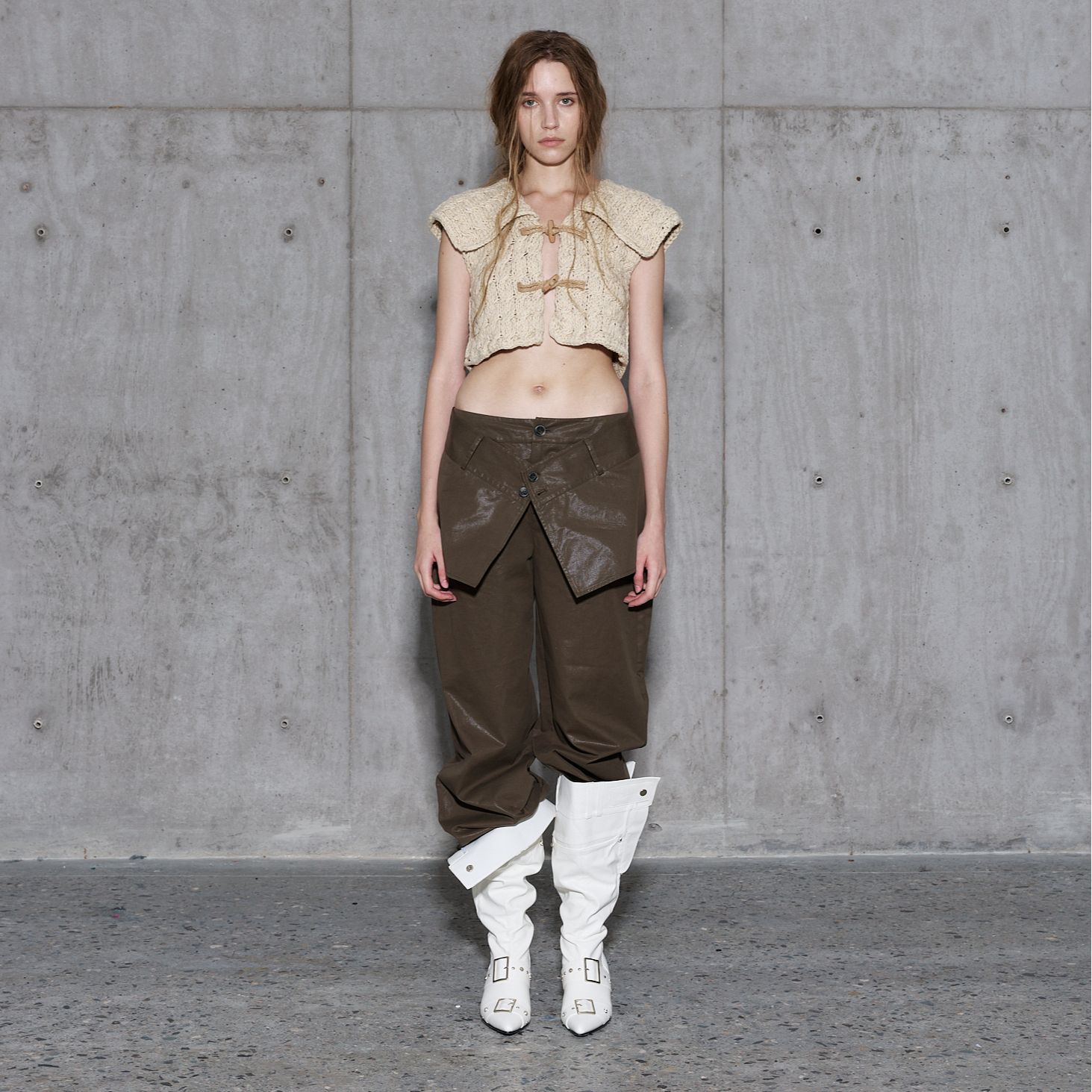 【LOCAT】ttxcc  两片式阔腿休闲长裤  PAN002