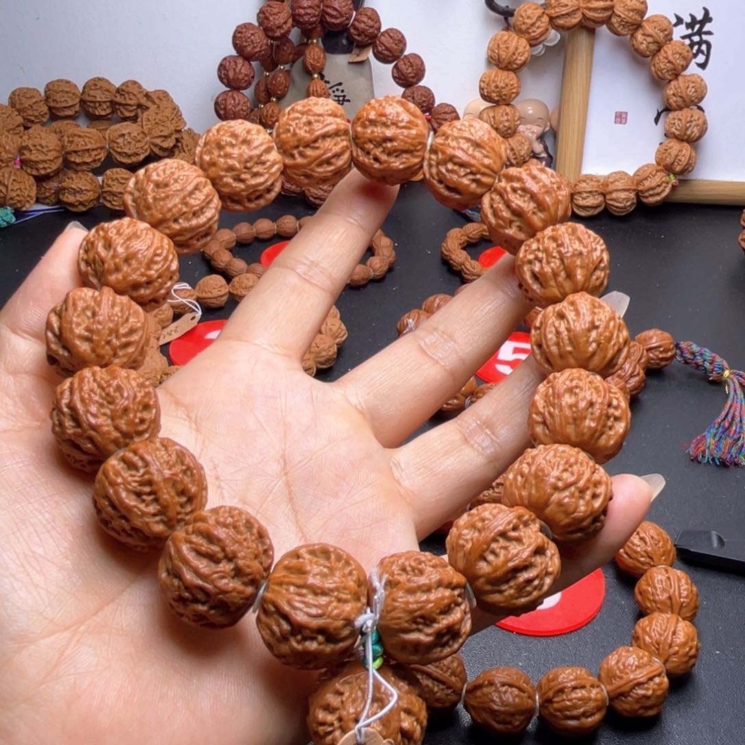 文玩核桃手串忧***茫珊瑚纹