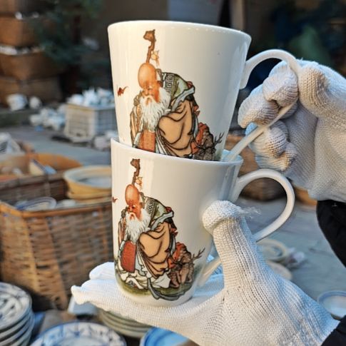 库存微瑕老寿星两个