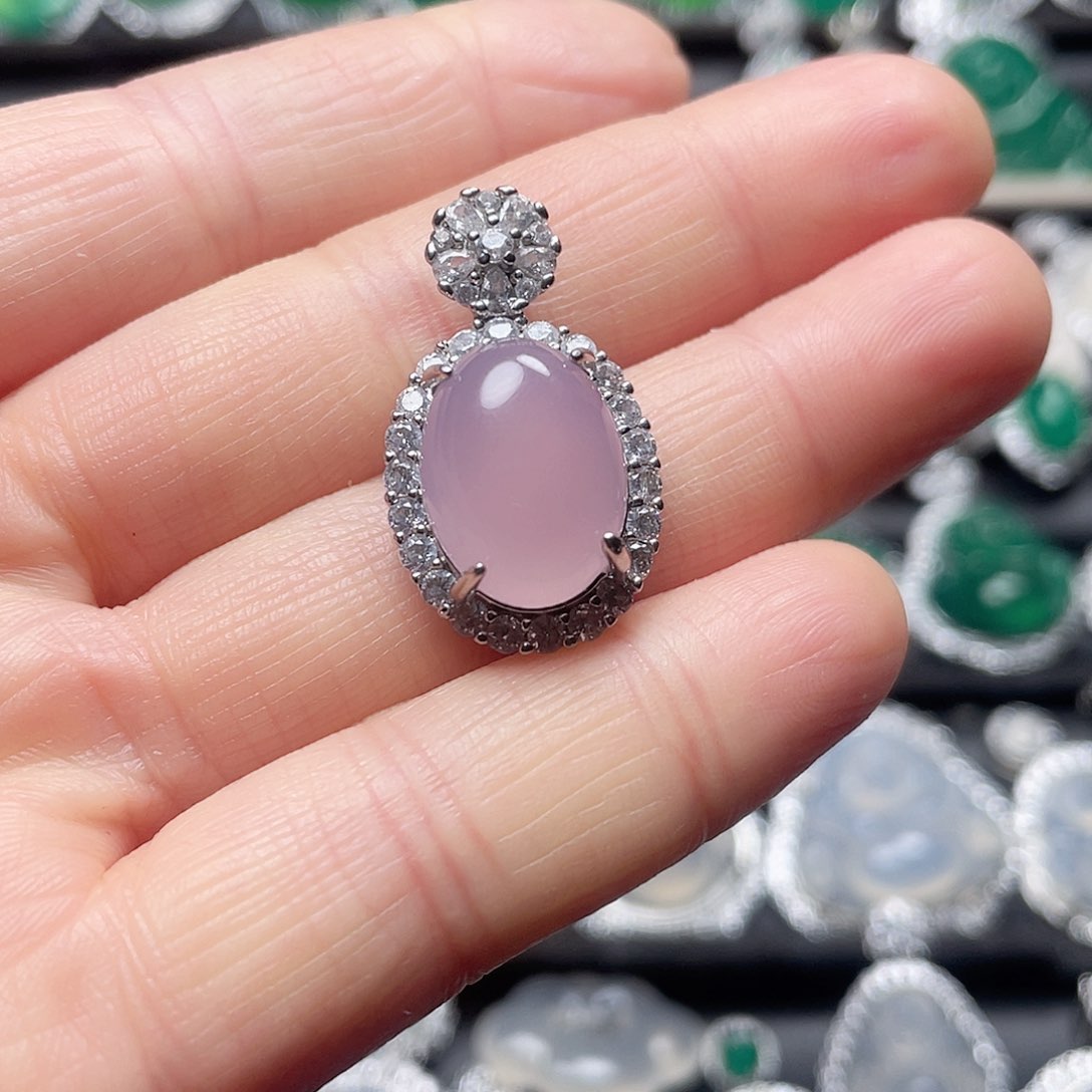 玛瑙/玉髓挂件合金