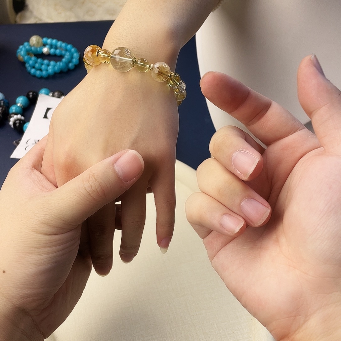 银S925镶嵌水晶手链