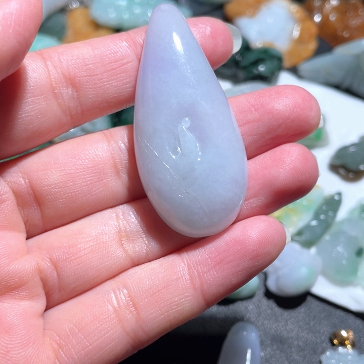 【闪购商品】翡翠颈饰未镶嵌绿*薇天然翡翠