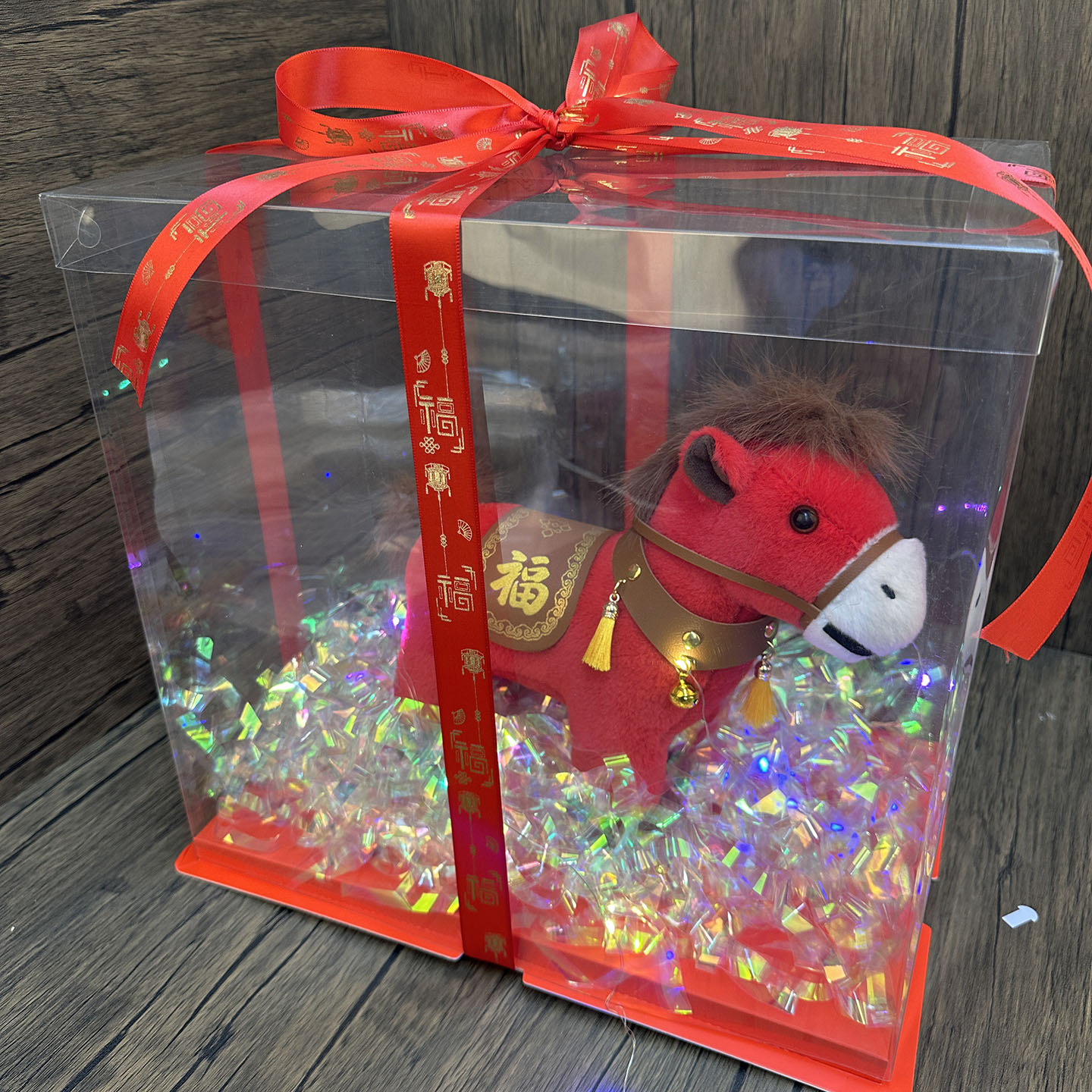 马年吉祥物包装礼盒送人礼品乔迁新居马上有钱新家客厅装饰摆件