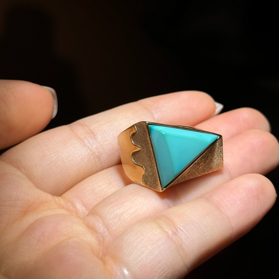 【左边婷姐】绿松石戒指19-20号（Z2796）