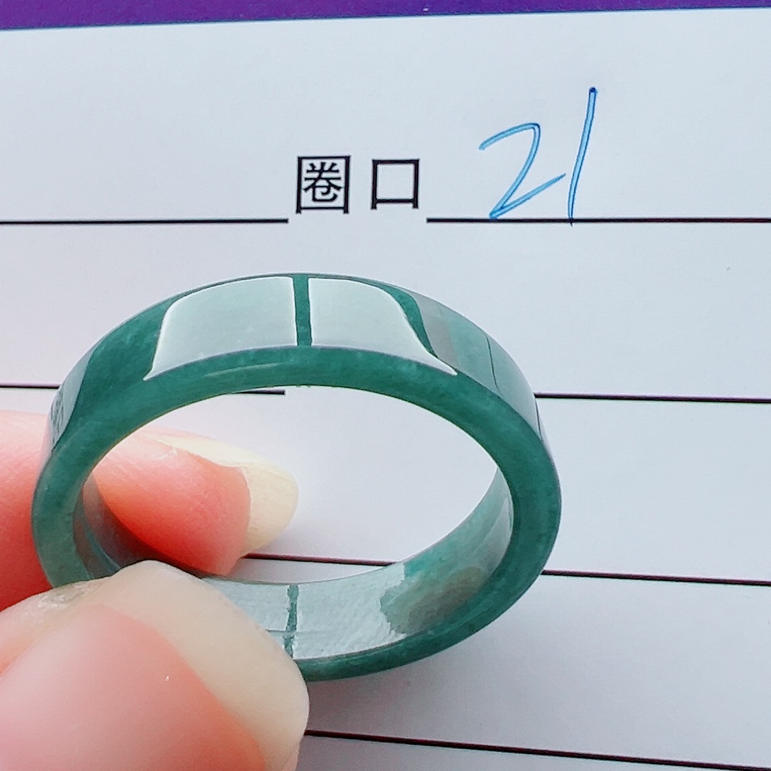 未镶嵌戒指翡翠常*戒圈