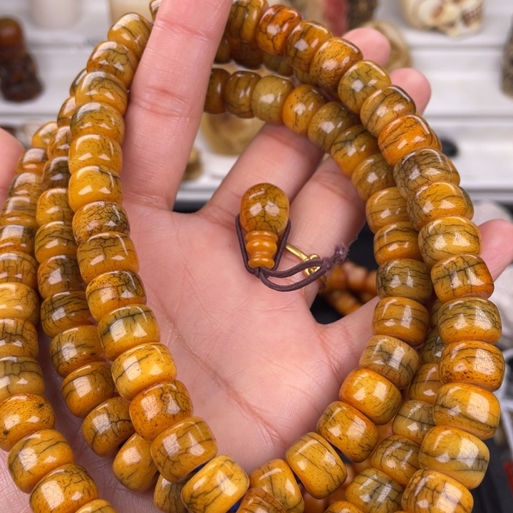 驼骨其他牦牛骨桶珠12/108袋三通