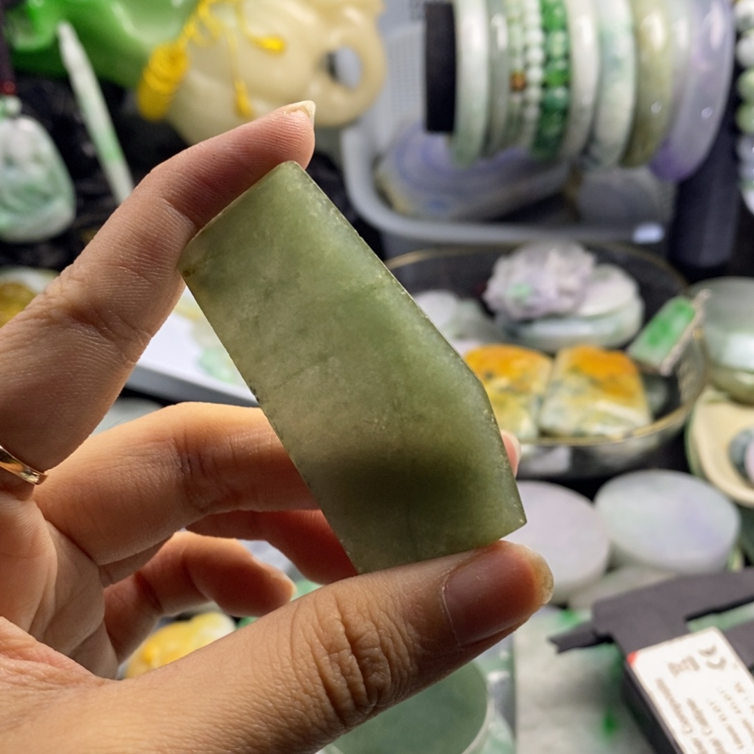 翡翠散珠a货翡翠小料