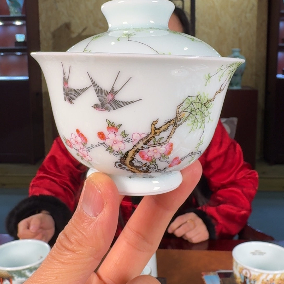 成窑青白瓷茶器精品