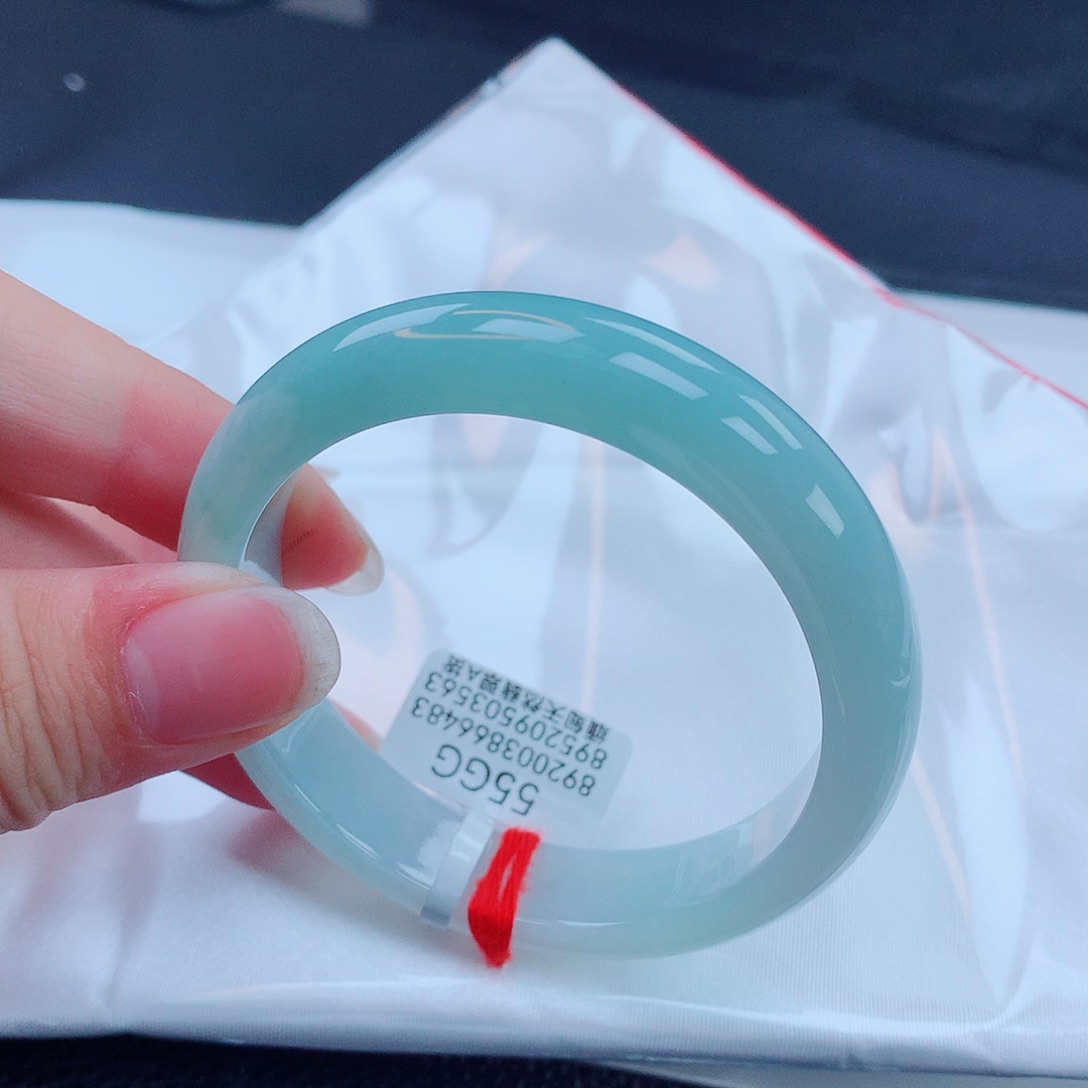翡翠手镯未镶嵌天然缅甸翡翠A货手镯 