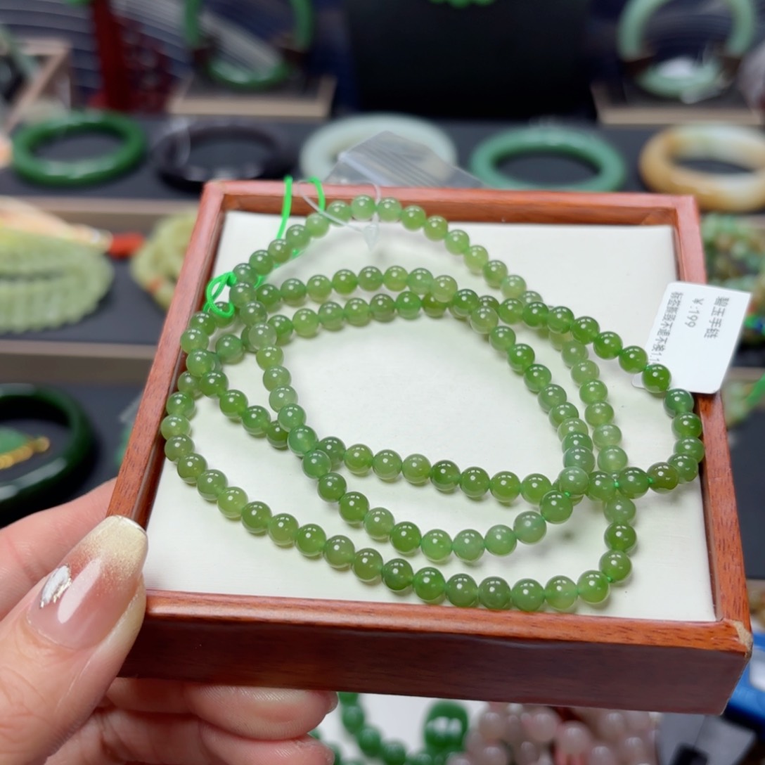 和田玉手链未镶嵌