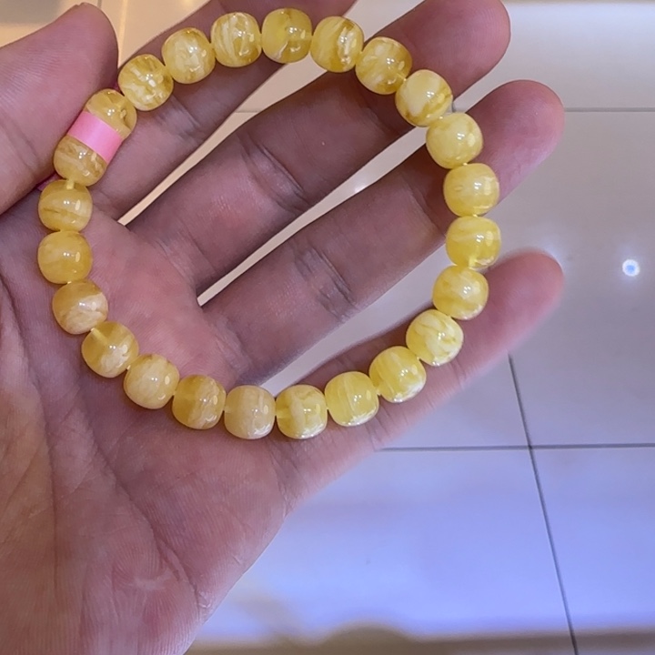 手链琥珀未镶嵌蜜蜡