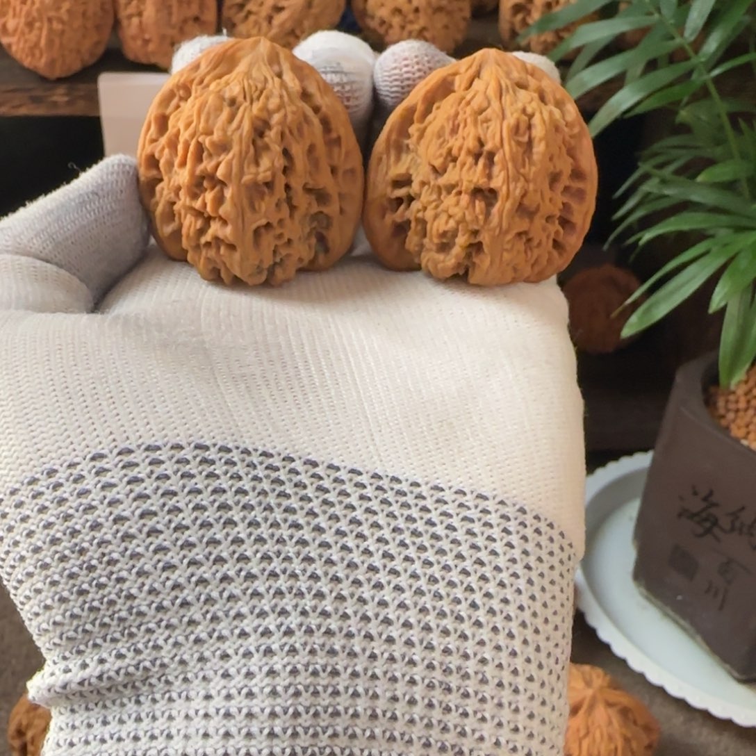 王****把件文玩核桃南将石全品38