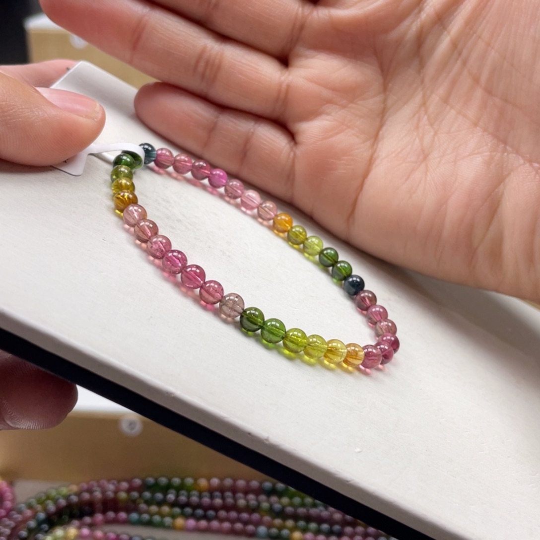 碧玺手串未镶嵌4.8mmmmmmmmmmmmmmmmmmmm