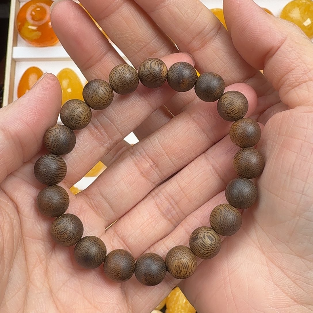 沉香吊坠沉香手串10mm