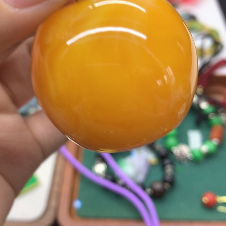 蜜蜡颈饰未镶嵌吊坠