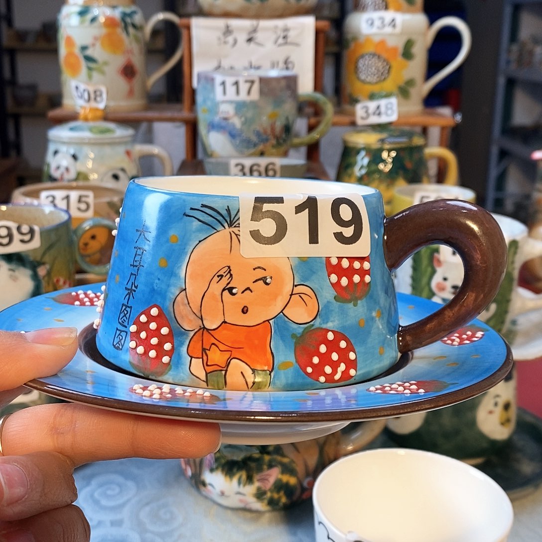 杯葡*?景德镇陶瓷手工