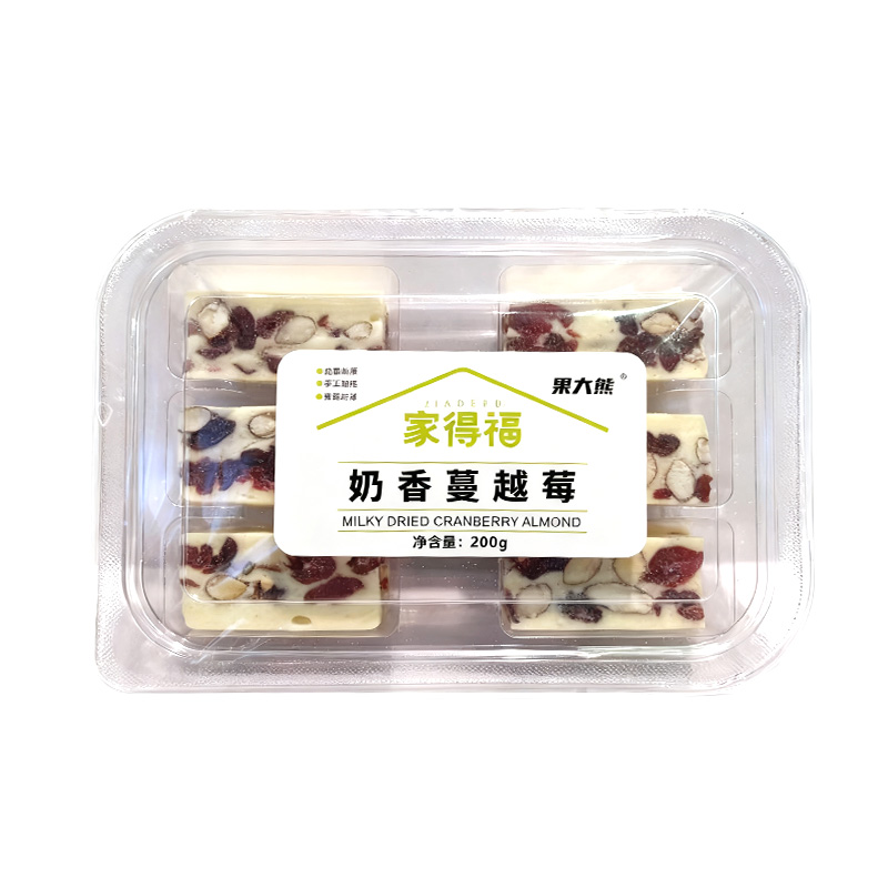 【得福臻选】果大熊 奶香蔓越莓200g