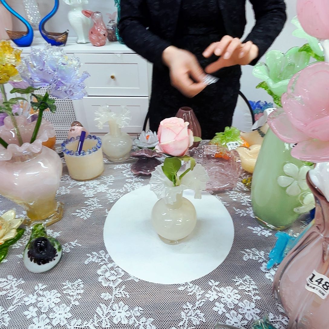 琉璃花瓶花器摆件艺术