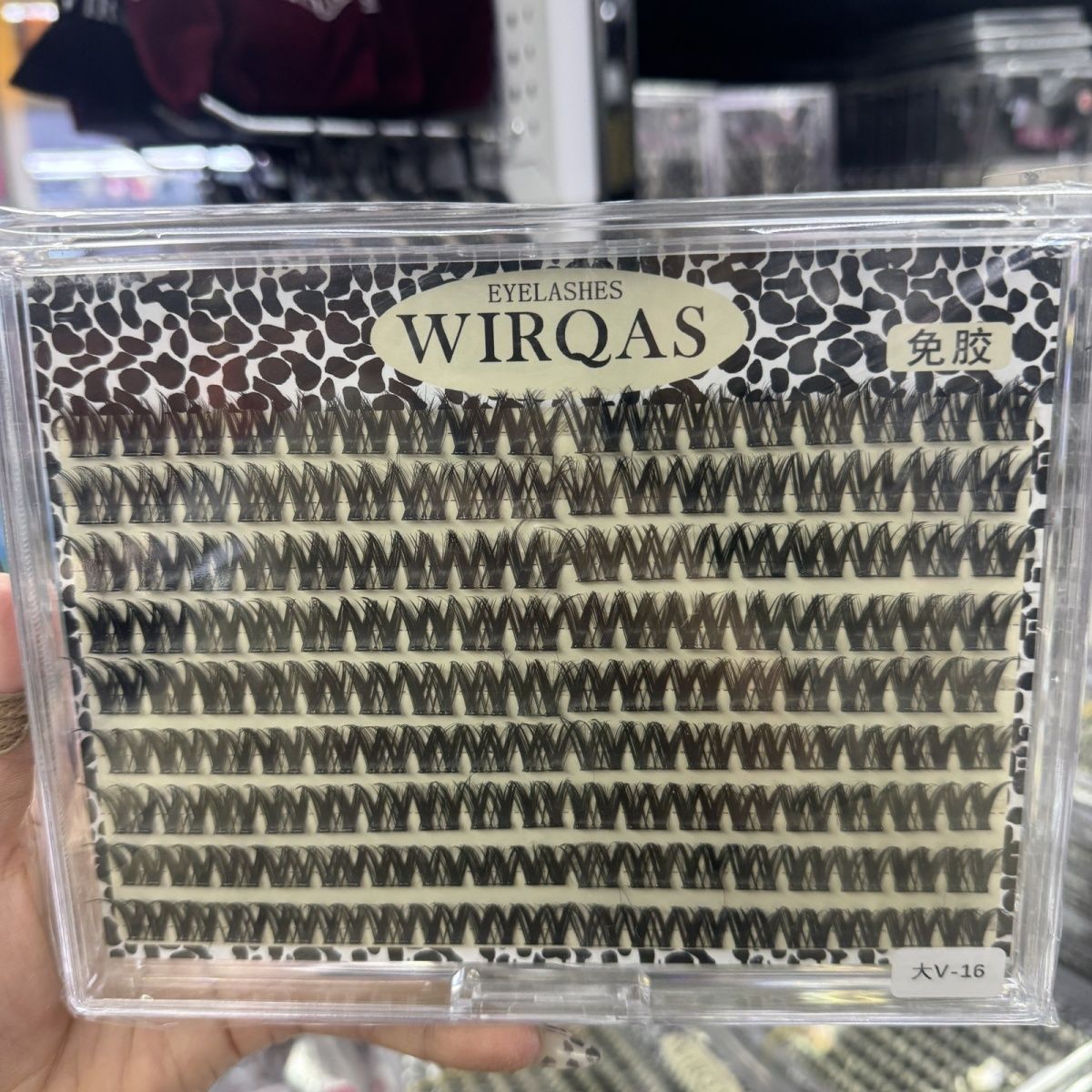 免胶WIRQAS花卷假睫毛芭比浓密超软自然网状新手混合大容量新款