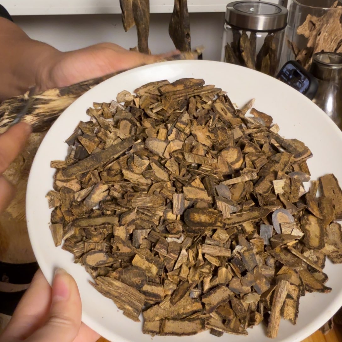 沉香张勺子熏香料30克