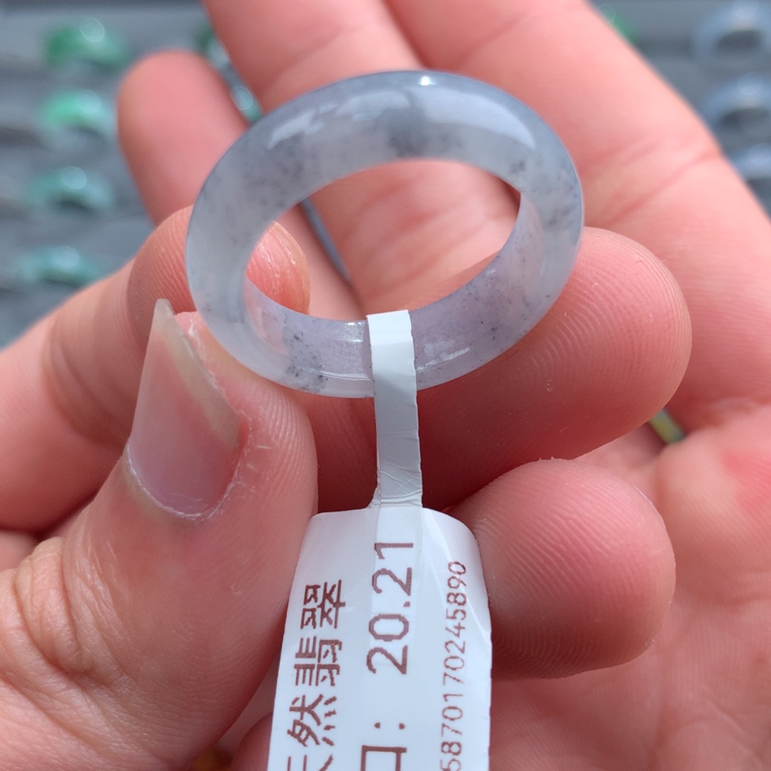 翡翠戒指未镶嵌天然