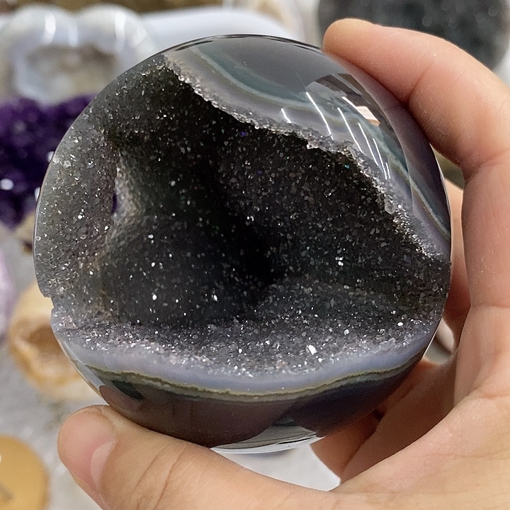 紫晶珠宝半成品未镶嵌