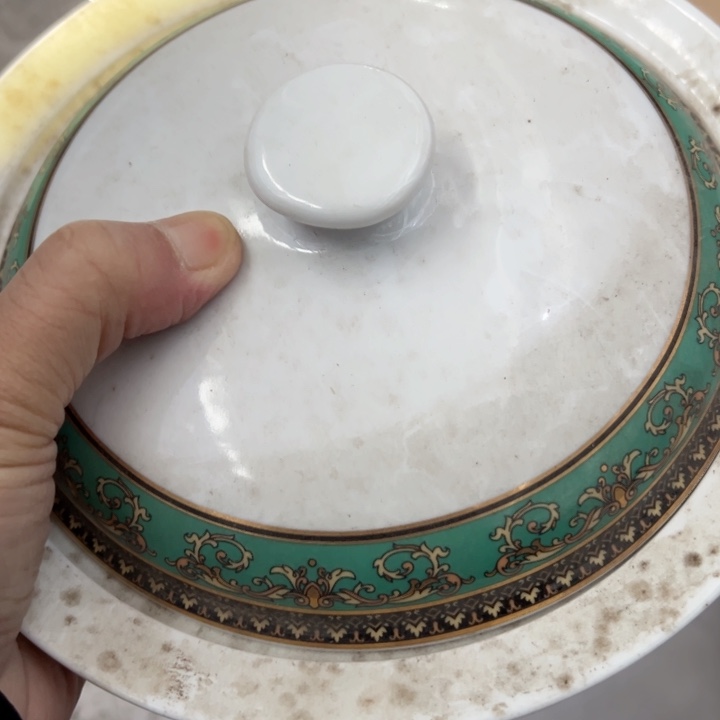 杯七寸绿金富贵和器