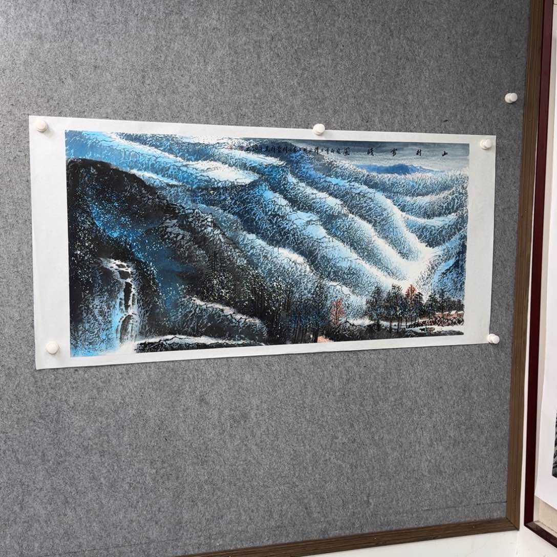 书法作品多次参加q