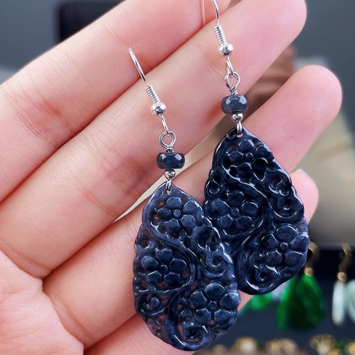 翡翠耳饰未镶嵌饰品