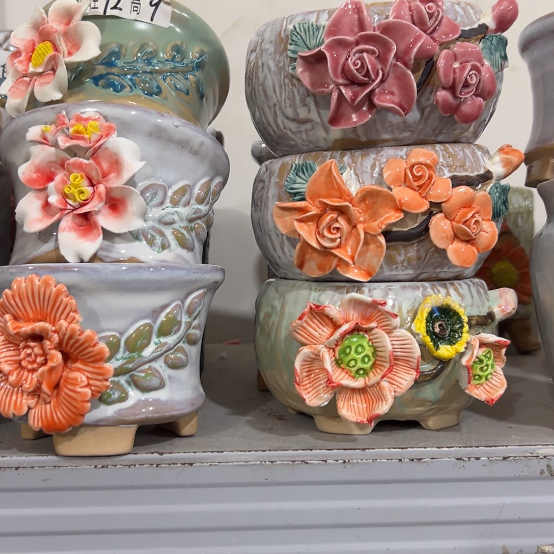 六个，花盆，拍满20发货，退款拉黑