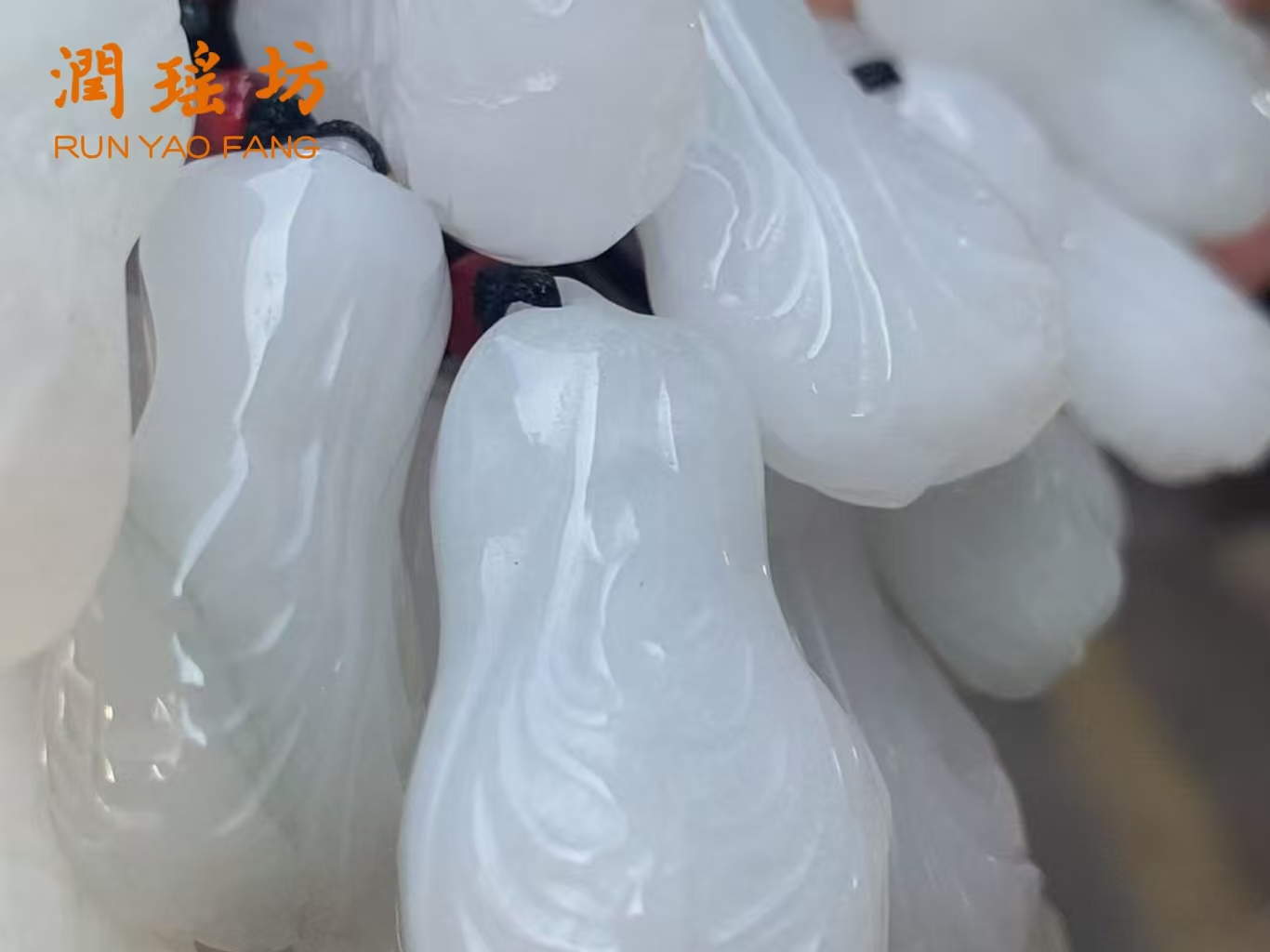 天然天山翠白菜百财挂件（多样性发货）拍一发一--047